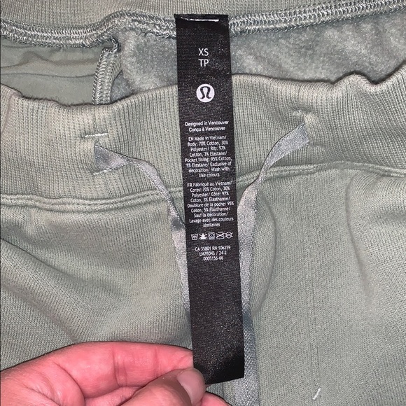Lululemon Mens Steady State 5” Fleece Jogger Lounge Shorts Palm Court Green XS - Picture 14 of 14